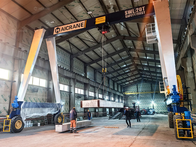 20 Ton RTG Crane for Metal and Concrete Products