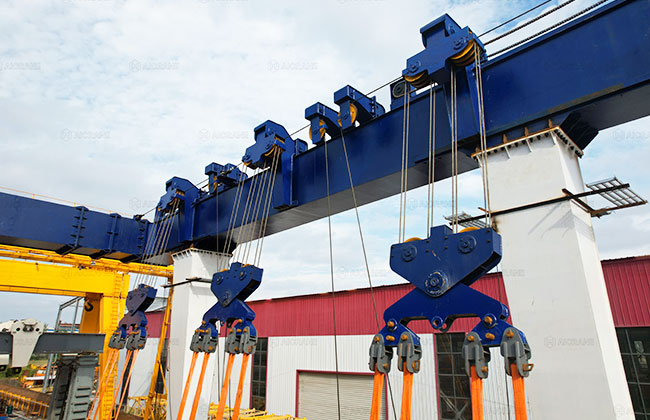 Hoisting system with synchronized lifting