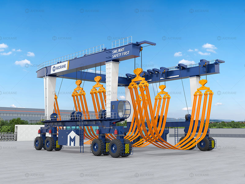 400-800 ton heavy duty marine travel lift for large vessel lifting