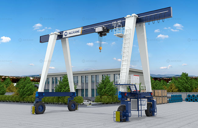 Diesel Generator-Powered Rubber Tyred Gantry Crane