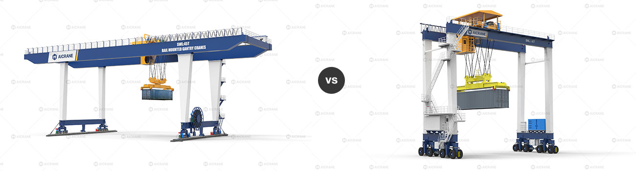 RMG vs. RTG crane for port