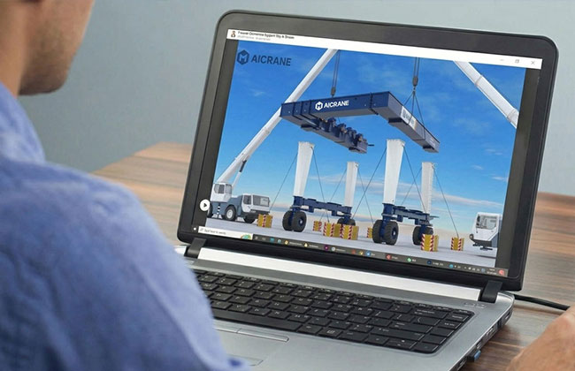 Remote installation support for boat travel lift