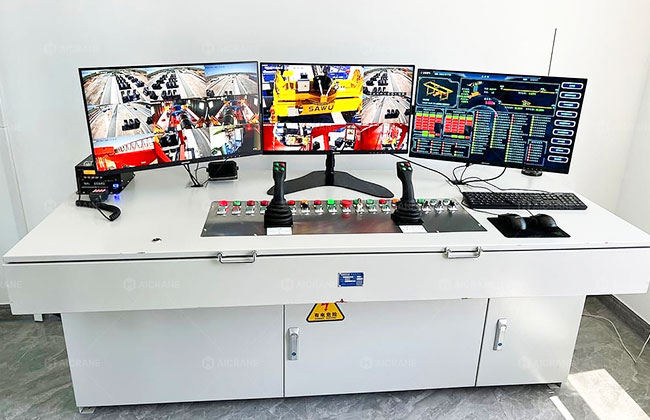 Smart port gantry crane control system with real-time monitoring