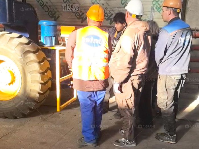 operator training for 20 ton rubber tyred gantry crane