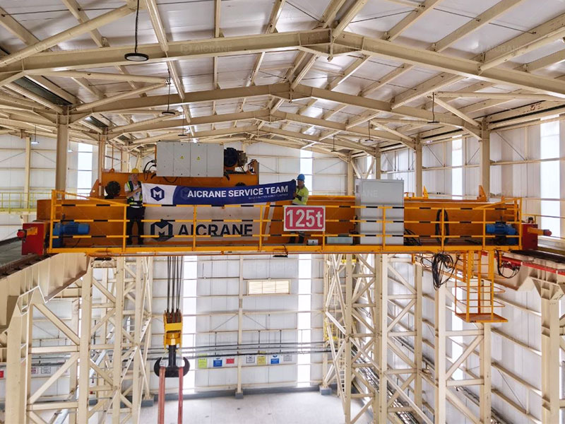125t & 50t Overhead Cranes for Uzbekistan Mining Project