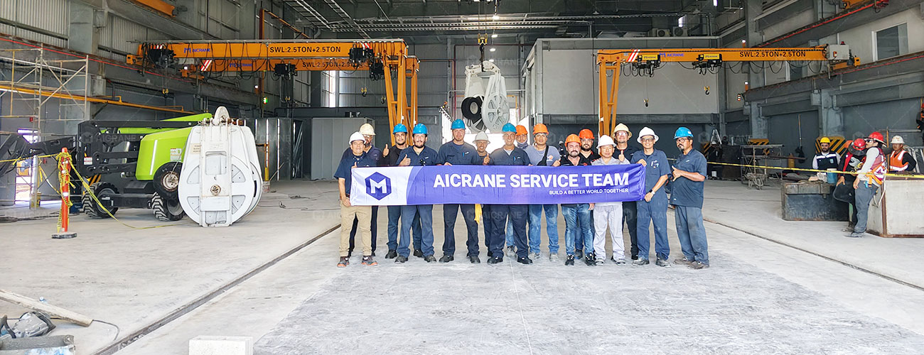 Light duty gantry crane after-sales service by Aicrane