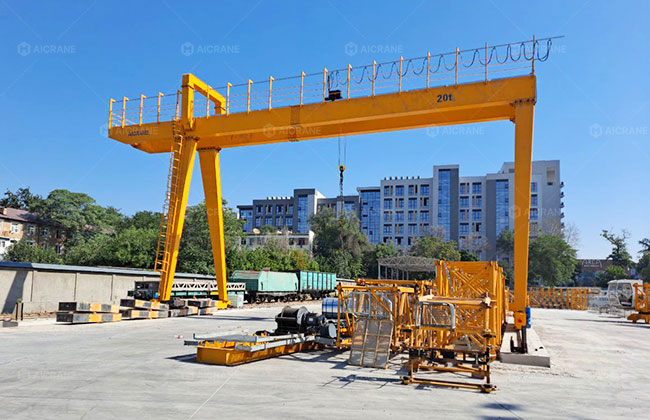 double girder light duty gantry crane