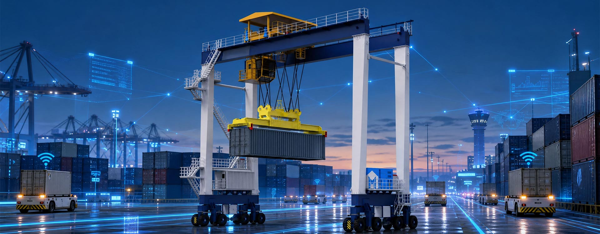 Automated and Smart RTG Crane Solutions for Container Terminals