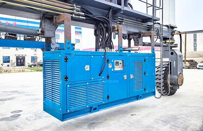 Diesel hydraulic power unit for marine lifting operations