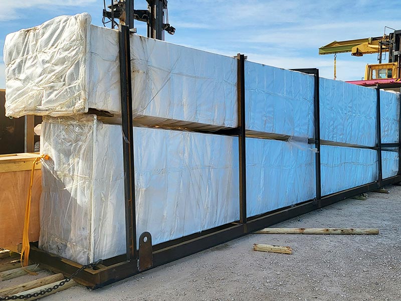 RTG-Crane-Structural-Components-Packed-For-Container-Shipping RTG Crane Structural Components Packed For Container Shipping