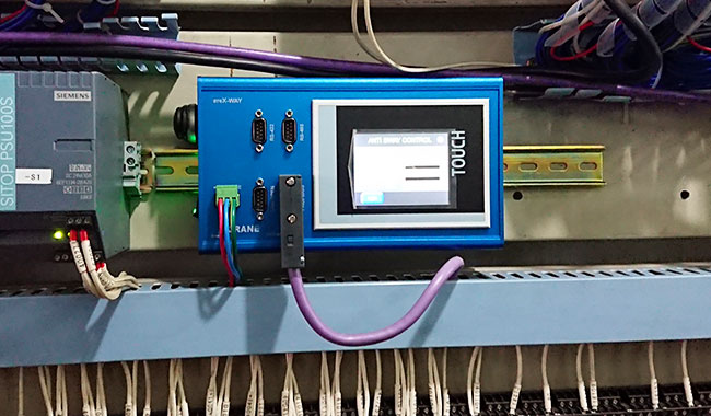 anti-sway control system for RTG crane