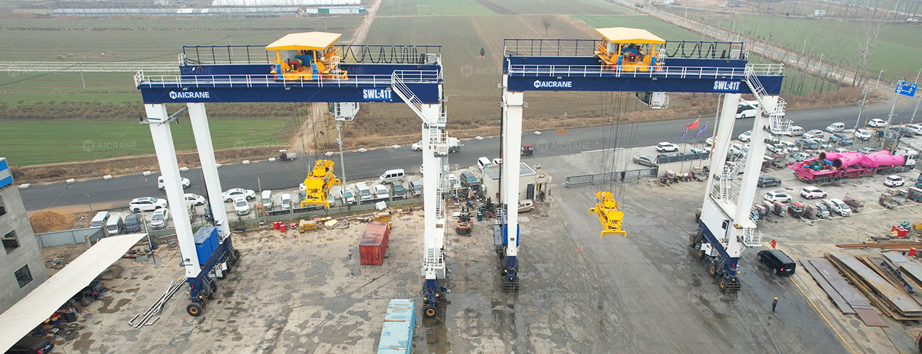 automated rubber tyred gantry crane