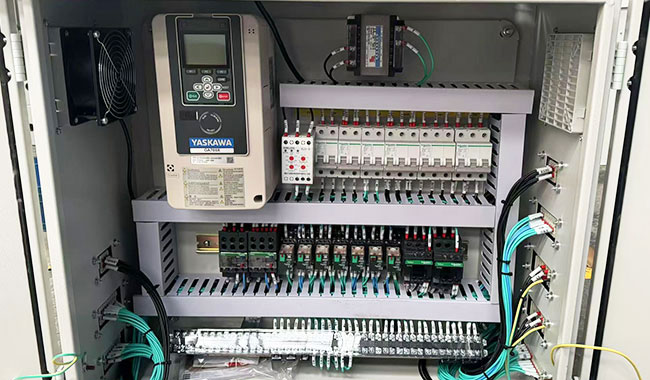 crane electrical system with voltage and phase protection