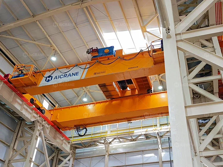 125 ton overhead crane for mining equipment workshop