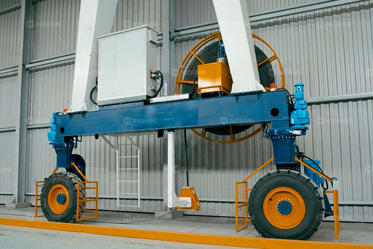 Cable Reel Powered RTG for Continuous Electric Operation