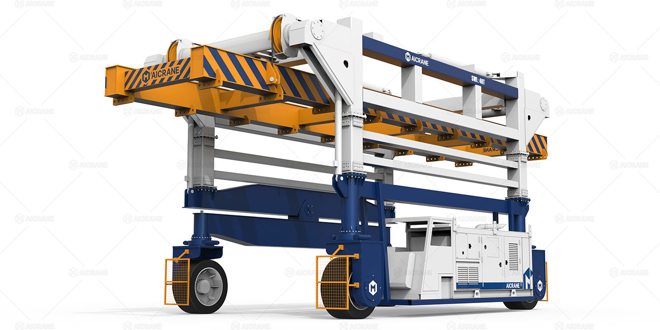 Customized straddle carrier design based on different handling requirements