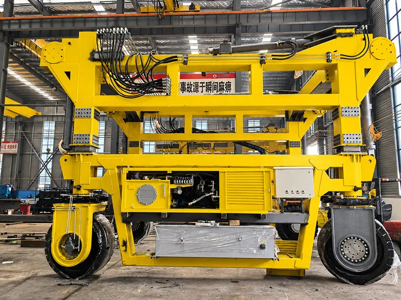 SC40 Electric Straddle Carrier Handling Industrial Equipment