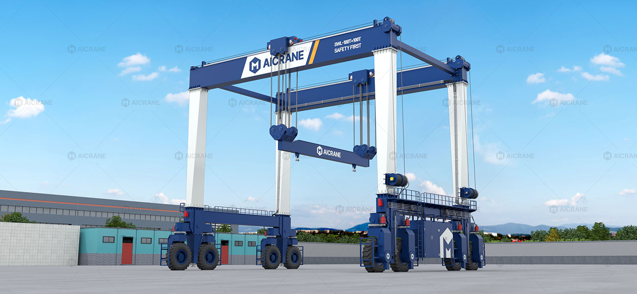 custom rubber tyred gantry crane design