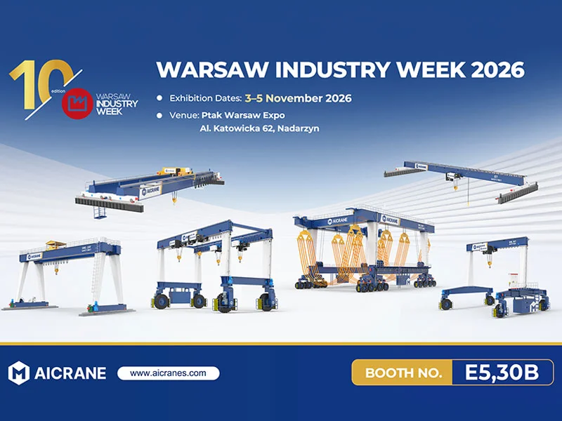 AICRANE at Warsaw Industry Week 2026 in Poland