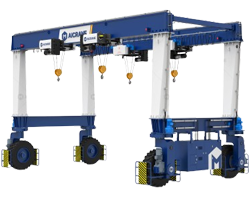 DTLS Electric Double-Girder Rubber Tyred Gantry Crane