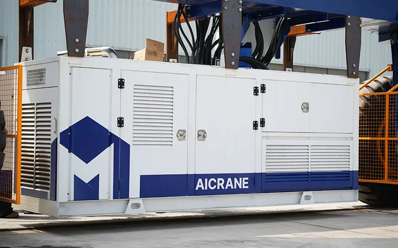 Engine and hydraulic power unit of YTL rubber tyred gantry crane for different climate and regional operating conditions