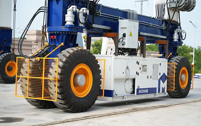 YTL hydraulic rubber tyred gantry crane wheel assembly and multi-directional steering system
