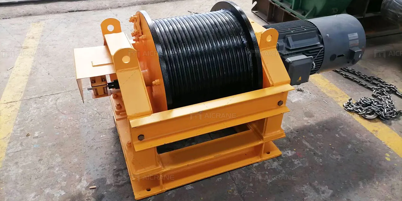 5 Ton Electric Planetary Winch For Steel Mill in South Korea