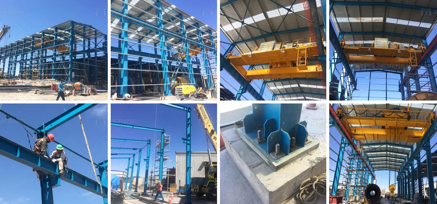 Steel Structure And Overhead Crane In Chile