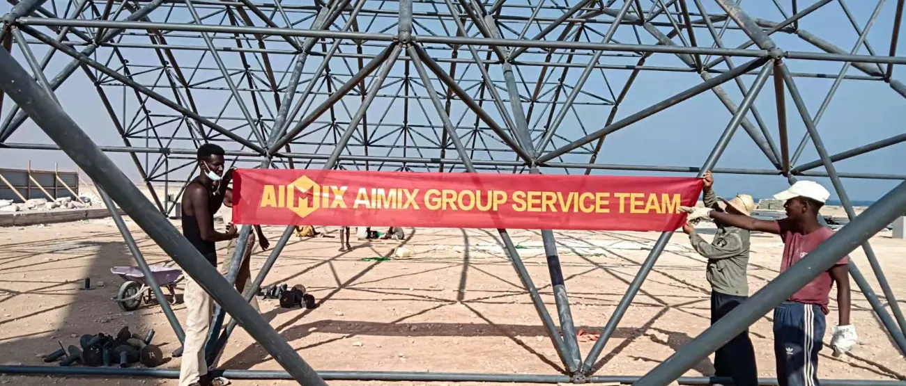 Grid Steel Structure Hangar in Somalia