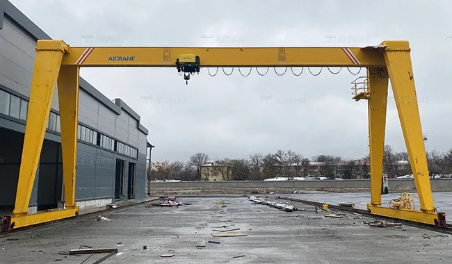 European Standard Single Girder Gantry Crane for Factory