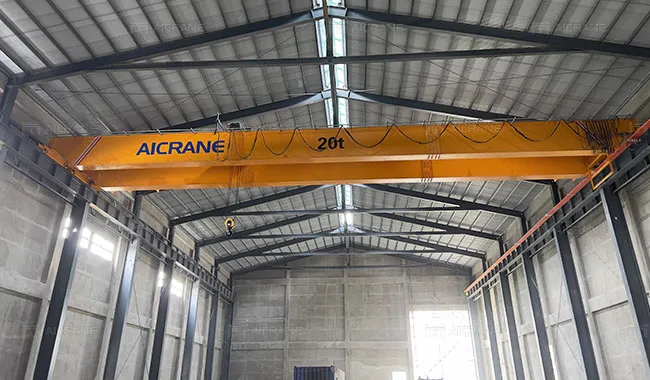 European Hoist Double Girder Factory Crane