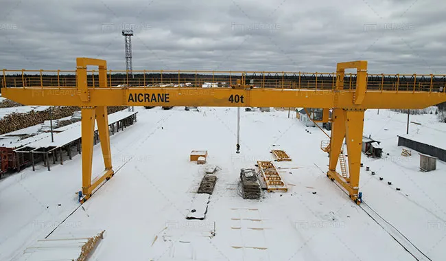Double Girder Gantry Factory Crane