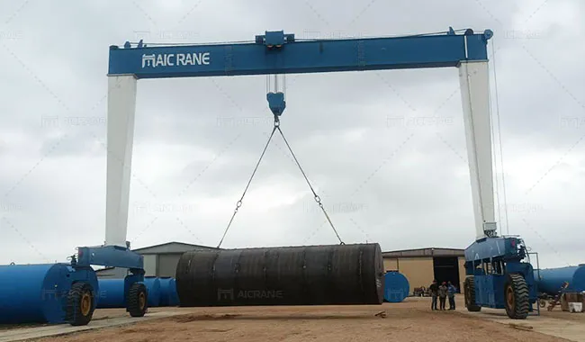 Rubber Tyred Factory Crane